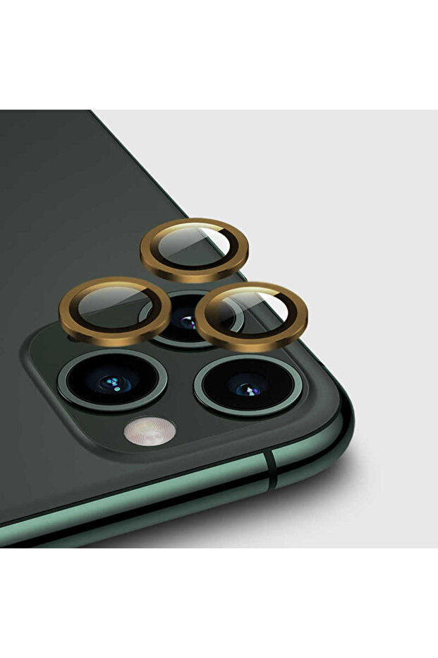 واقي كاميرا VRDR CL-02 متوافق مع هاتف iPhone 12 Pro - ذهبي