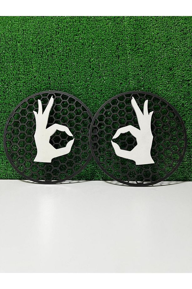 20CM Midrange Kapağı Ahşap Mdf Hoparlör Koruma Kapağı - 1