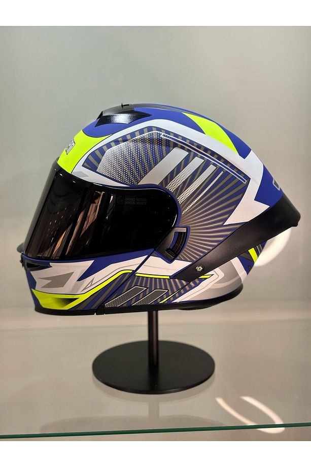 Ws-202 Güneş Gözlüklü Çene Açılır Kask Siyah Vizörlü A1 - 3