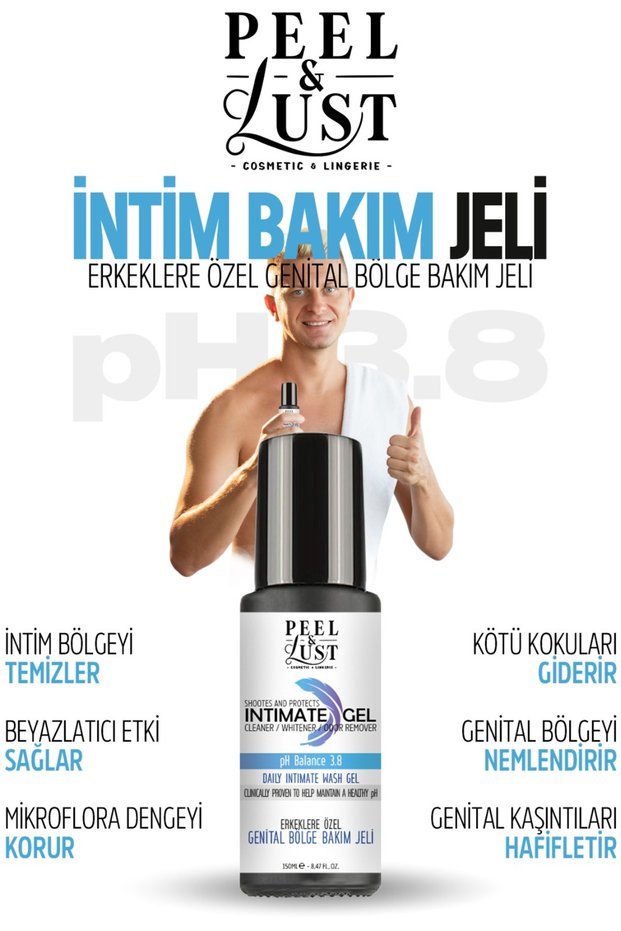 Intimate Area Cleansing and Care Gel for Men, 200 ml