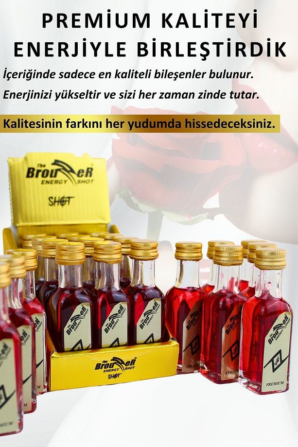 Karışık Meyve Aromalı Ginseng 20ml - Erkekler Için Düşük Kalorili Ve Enerji Artışı - 2