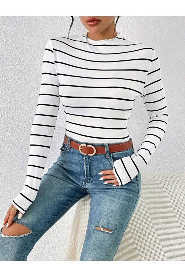 ριγέ μπλουζάκι blackbonds - 1