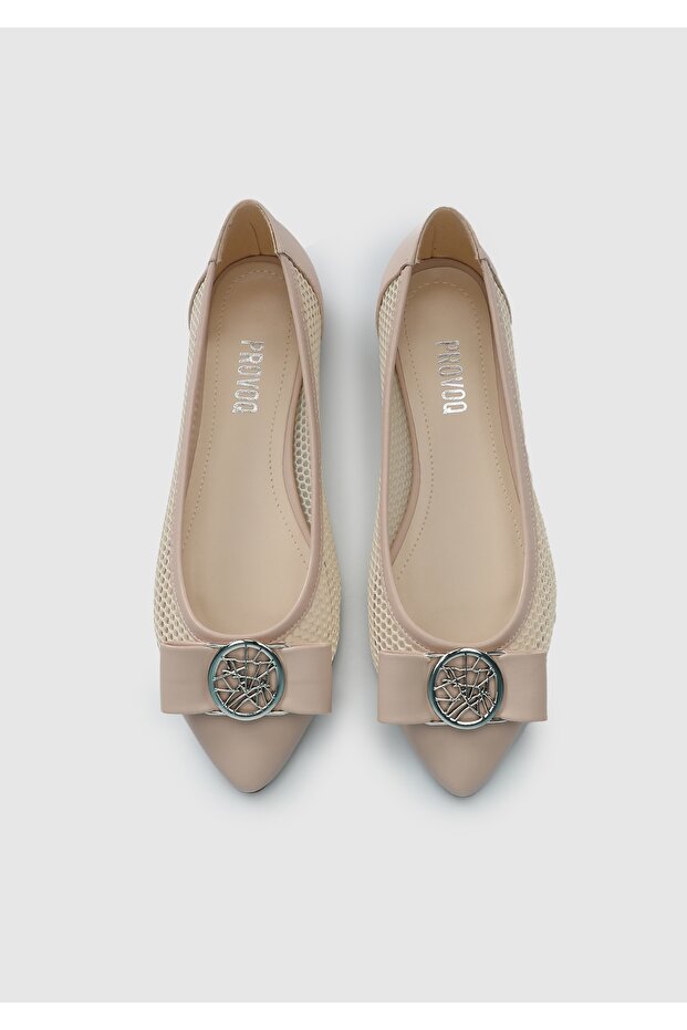 Balerini de damă bej - 5