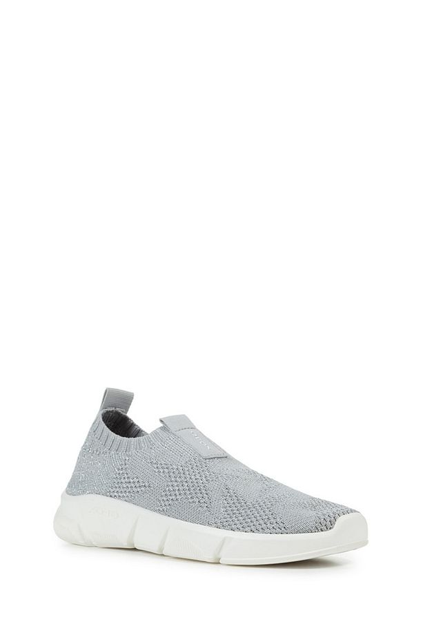 Kız Çocuk Gri J Aril G. E - Shiny Knitt. Text Kumaş Sneaker J25DLE0007QC1007 - 2