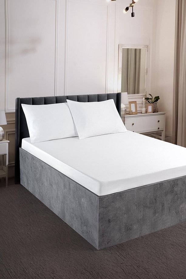 İkaros Serisi King Size Çarşaf Takımı 57 Tel %100 Pamuk - 1