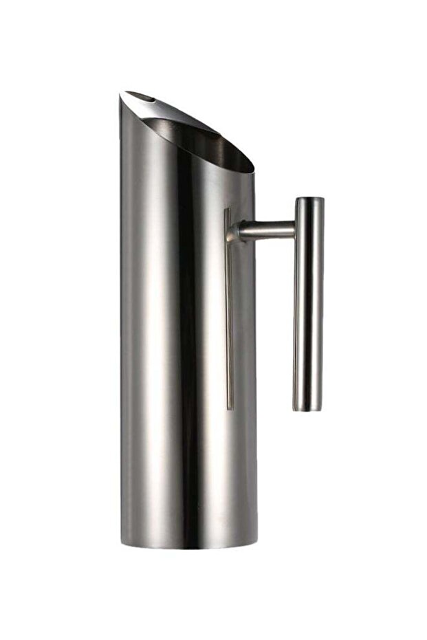 Water Pitcher With Ice Guard Silvery 29.5x8.5centimeter