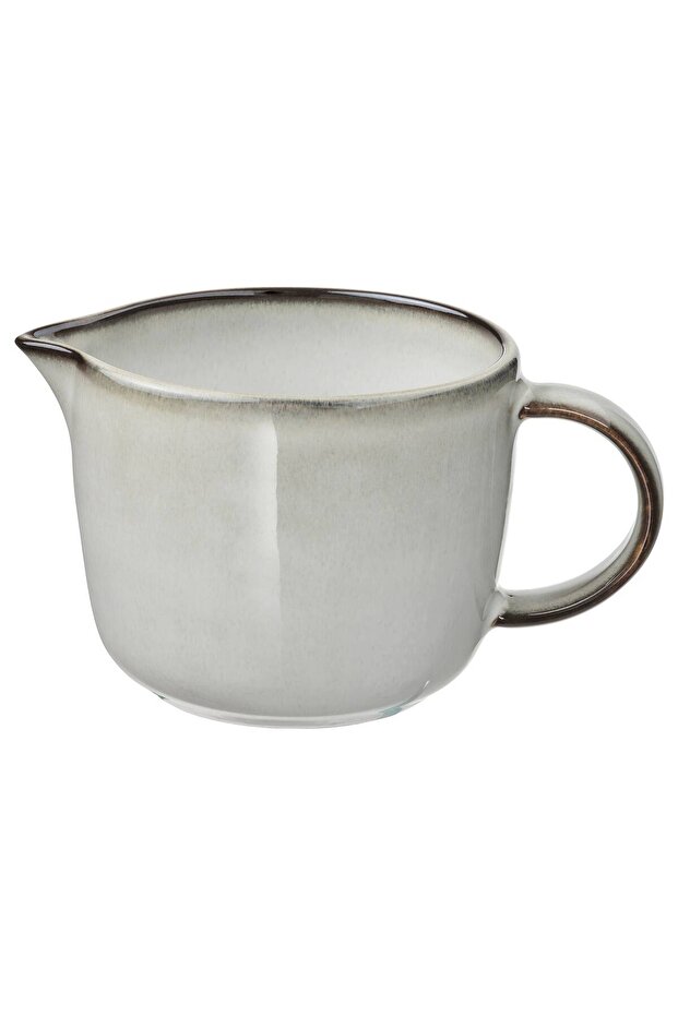 GLADELIG Milk/cream jug, grey, 0.4 l