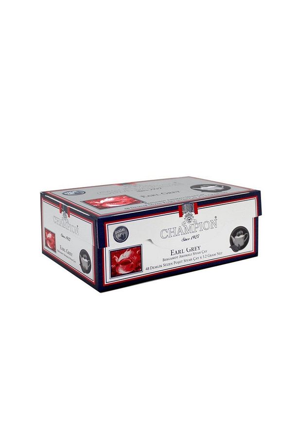 Champion Earl Grey Demlik Poşet 48 Adet (BERGAMOT - TOMURCUK ÇAYI) - 1
