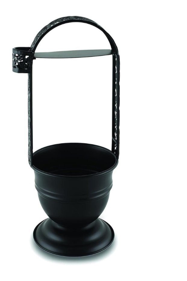 X TORBO | Portable Charcoal Basket, Black Coal Holder (Size : Small)
