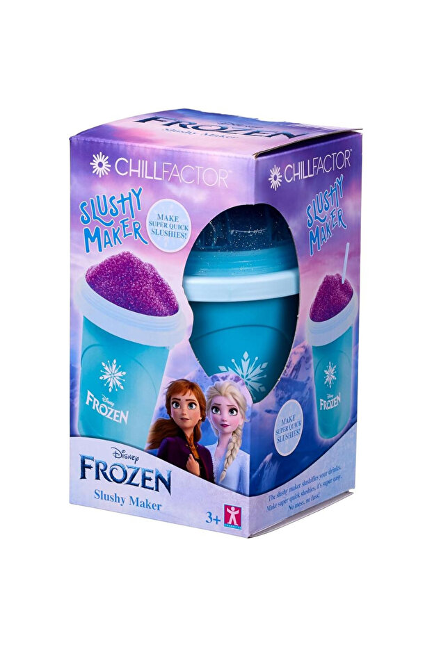 Chill Factor Disney Frozen Slushy Maker - Elsa | Reusable Cup | Homemade Frozen Slushies