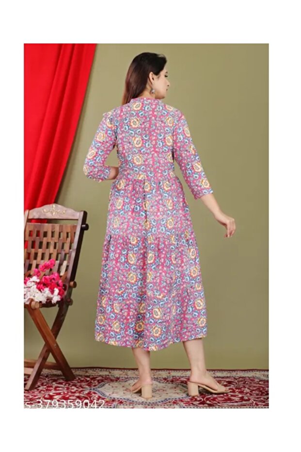 Hint Çiçekli Elbise - 5