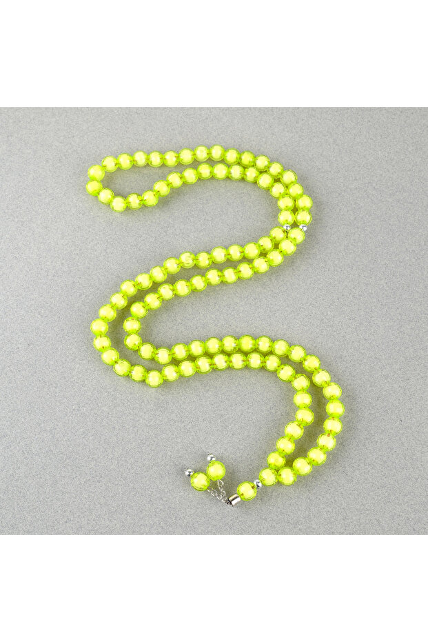 99 Monomer Kuvealmış 9mm Prayer Rosary Light Green