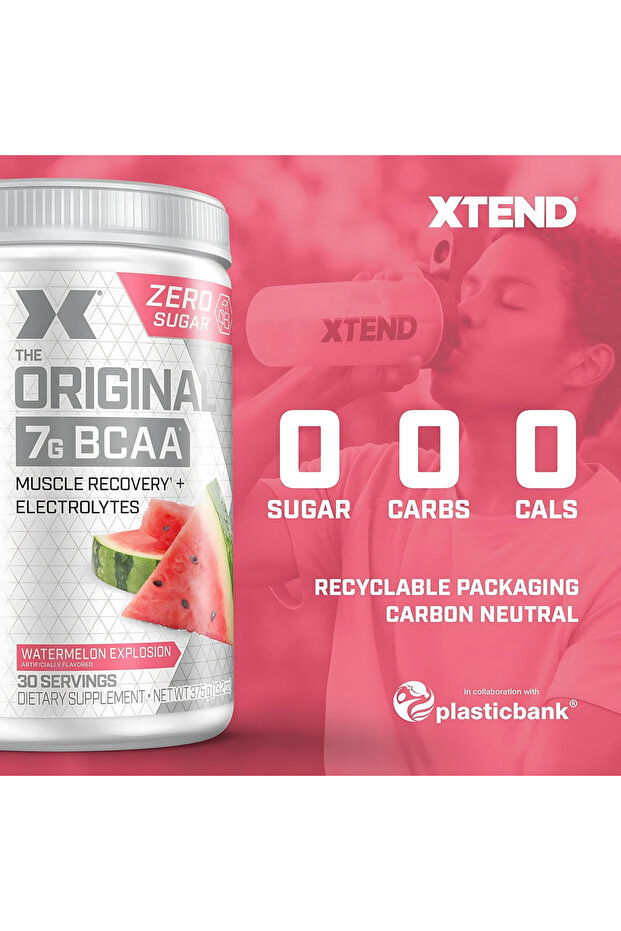 Original BCAA Powder With Electrolytes for Hydration & Muscle Repair Watermelon - 30 Servings - 5