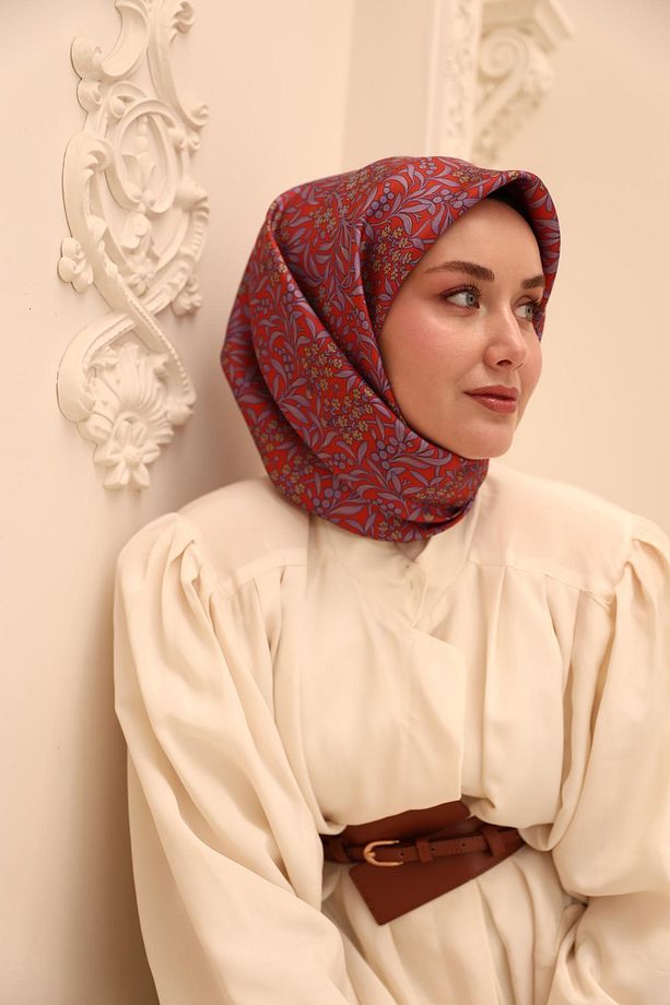 Twill İpek Eşarp 11464-38 - 6