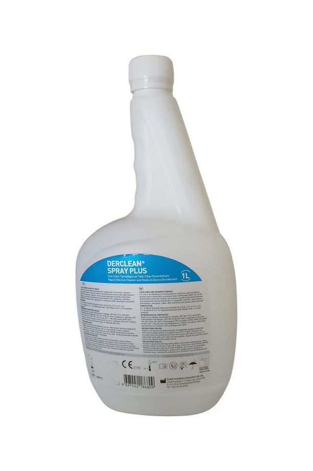 Derclean Spray Plus,(İNCİDİN FOAM) Yüzey Ve Tıbbi Cihaz Dezenfektanı 1 Litre 2 Adet - 3