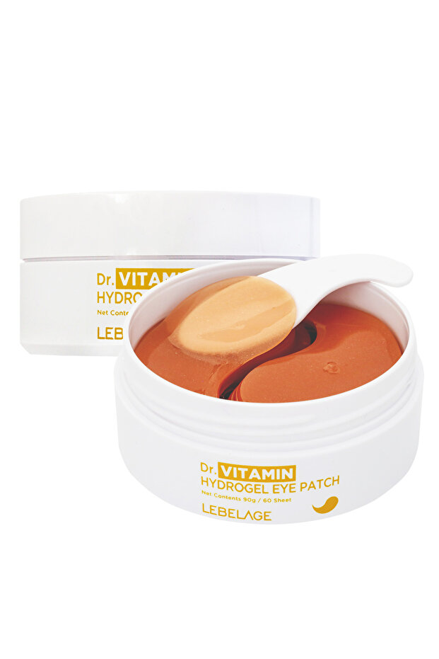 Brightening Under-Eye Mask Set Containing Vitamin C and Caffeine 60 Pieces Lebelage Dr Vitamin Eye Patch