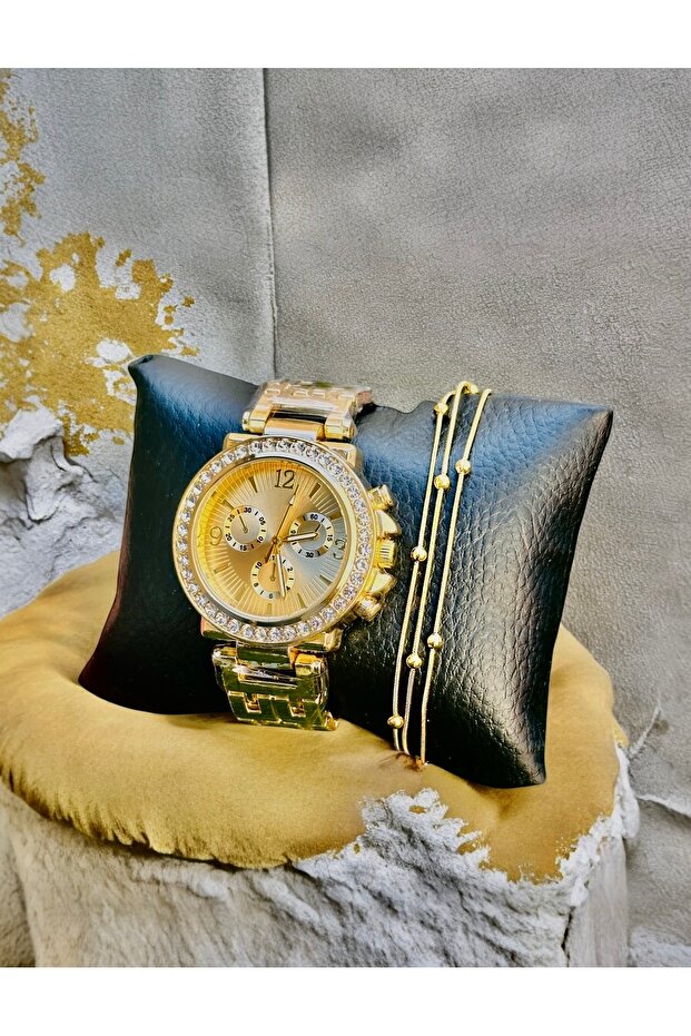 Bileklik + Kadın Kol Saati Seti - 2