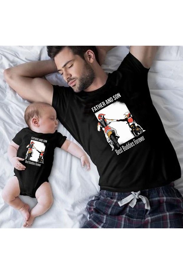 Motorcycle Best Buddies Forever Father Son Combination (the Price Is for 1 Piece.)