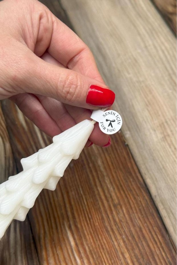 For You for You White Rope Wick Tag 100 Pieces
