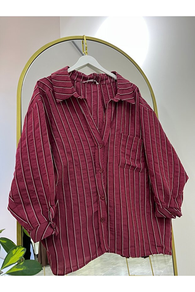 Oversize Gömlek - 4