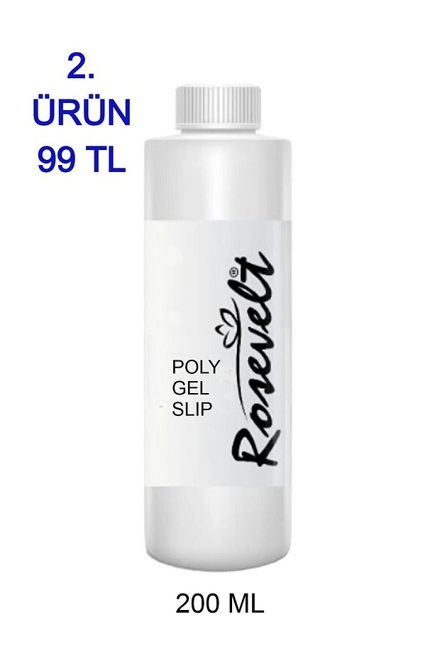 Poly Gel Sıvısı Solüsyonu Şekillendirme Suyu Poly Jel Slip 200 ml - 1