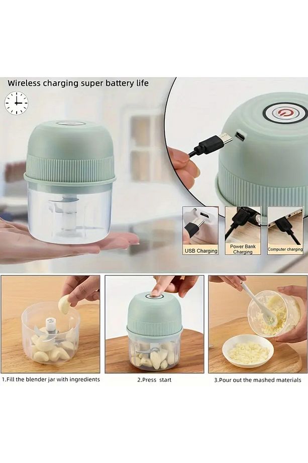 Şarjlı Pratik Mutfak Robotu / Rondo / Blender 250 ml - 2