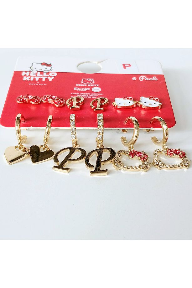 Hello Kitty Küpe 6 Set - 3