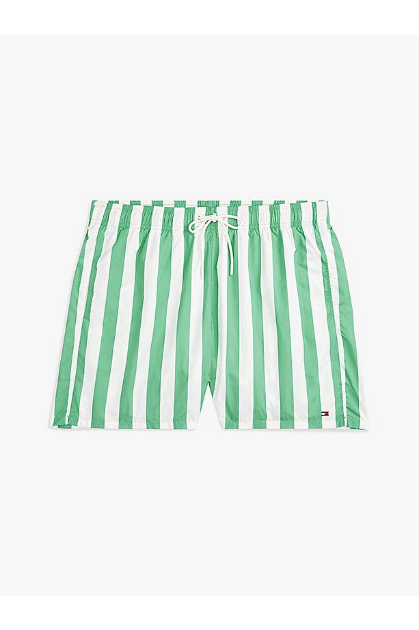 Print Mid Length Swim Trunks - 2
