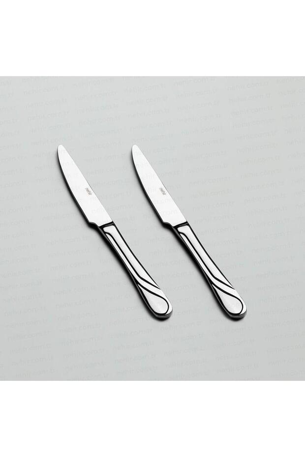 Sapphire Pastry Knife - 6 Pcs Stainless Steel Pastry Dessert Knife 18/10