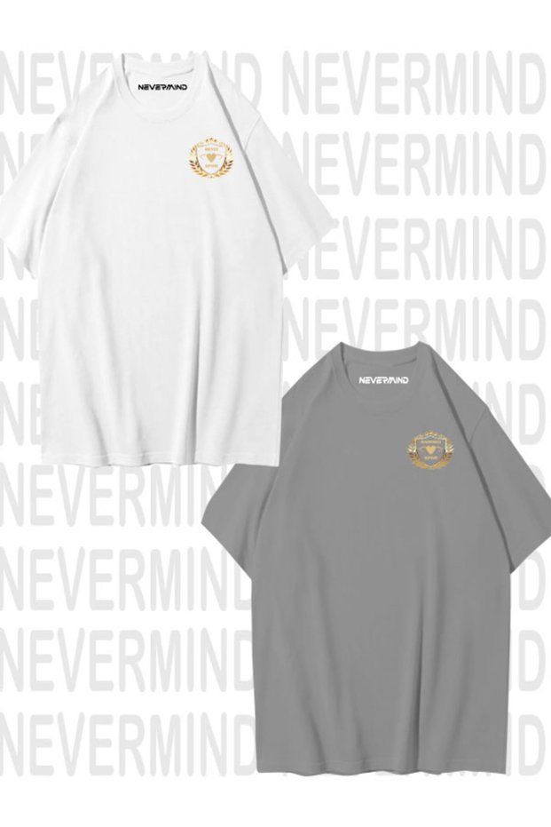 Hanımcı/Beyci Sports Printed Double Oversize Lover T-Shirt Couple Combination