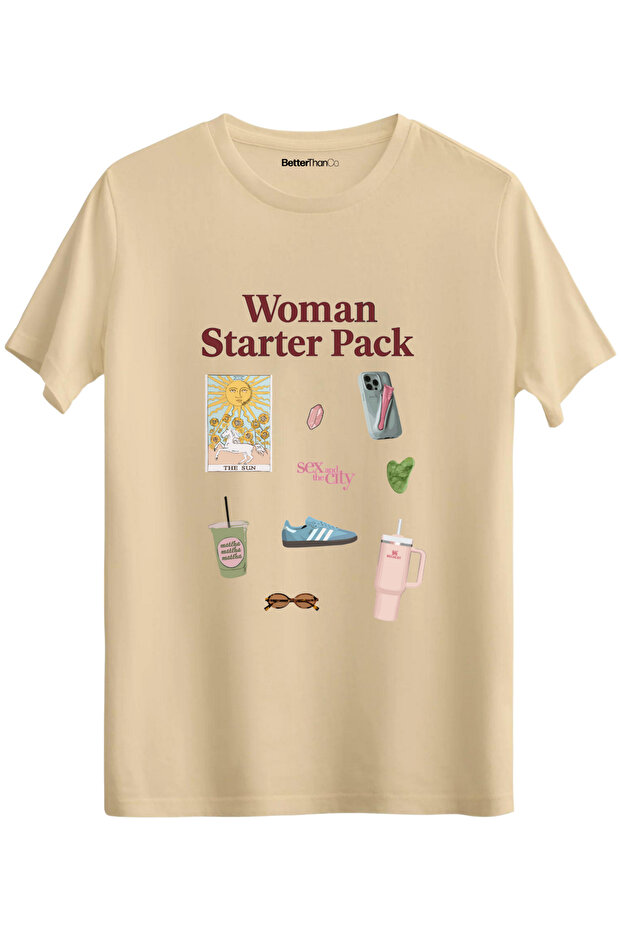 مجموعة Woman Starter Pack - تي شيرت عادي