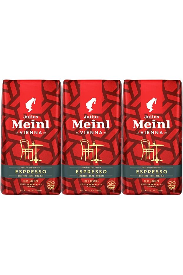 Vienna Coffee House Tradition Espresso Whole Beans Coffee, Medium to Dark Roast, 100% A