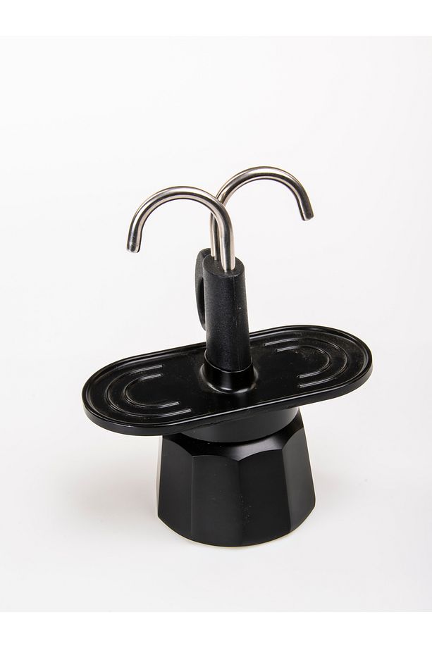 2'li Espresso Moka Pot Seti Ocak Üstü Kullanım, Çift Musluklu, 2 Kişilik - 6