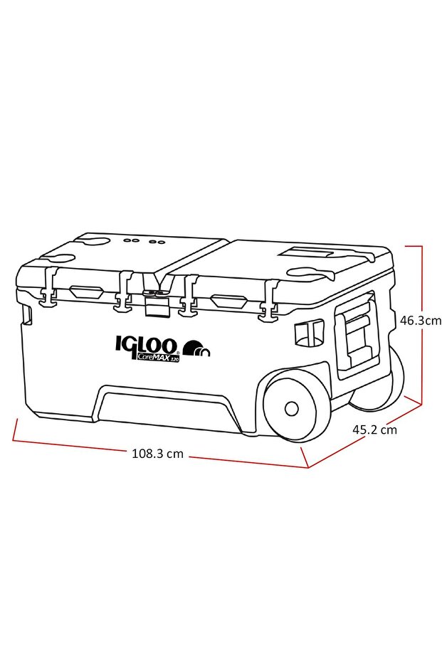 CoreMAX 120 Tekerlekli Buzluk 120 Litre - 7