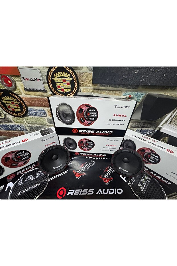 Rs-m8sql 20 Cm Midrange Hoparlör 400watt 175rms Net Ses Isteyenlere 2025 - 4