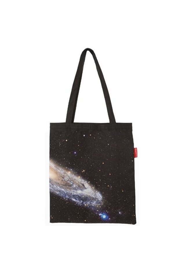 Samanyolu Galaksi Baskılı Bez Çanta - 6