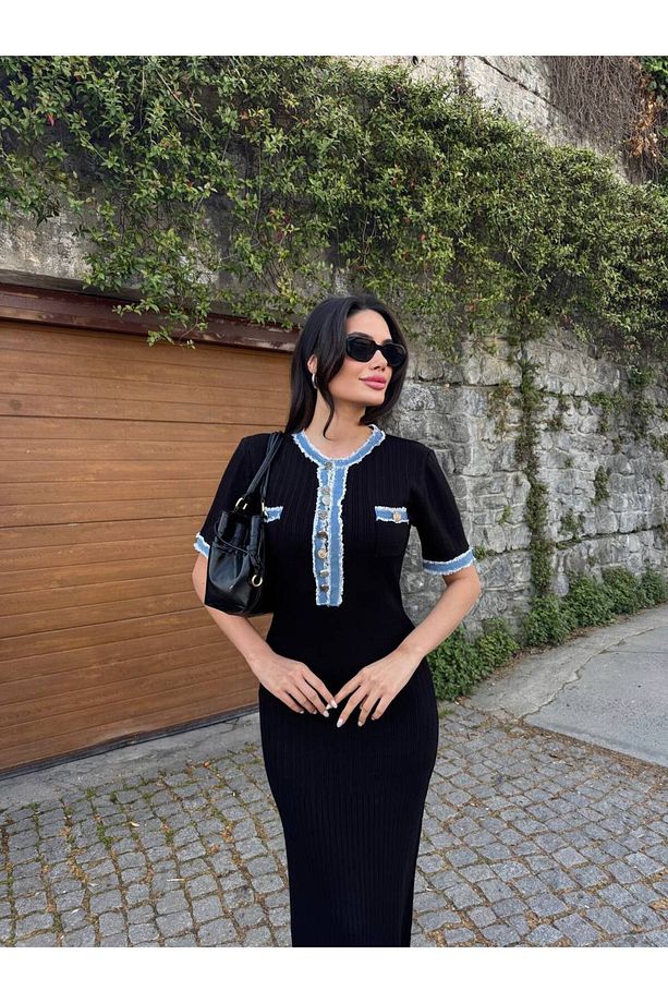 Yeni sezon triko, kot elbise .Fadva model - 1