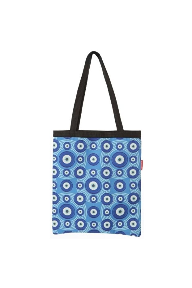 Nazar Baskılı Bez Çanta - 6