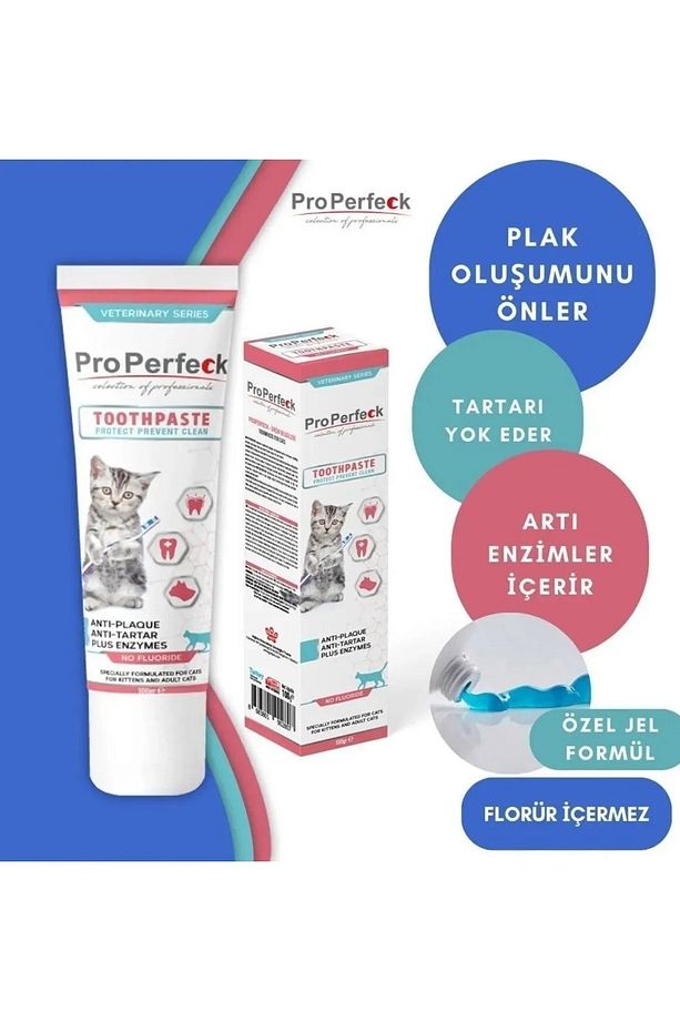 Anti Tartar Kedi Diş Macunu Jel 100 Gr + 2 Adet Diş Fırçası - 2