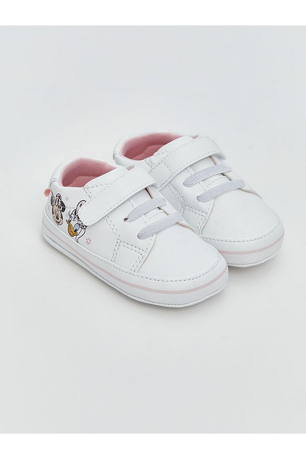 LCW STEPS Minnie Mouse Baskılı Kız Bebek Yürüme Öncesi Spor Ayakkabı - 1