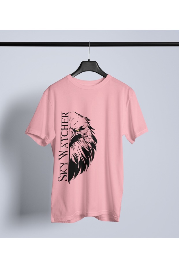 Men/Women Sky Watcher Transfer Printed Round Neck Short Sleeve Tee