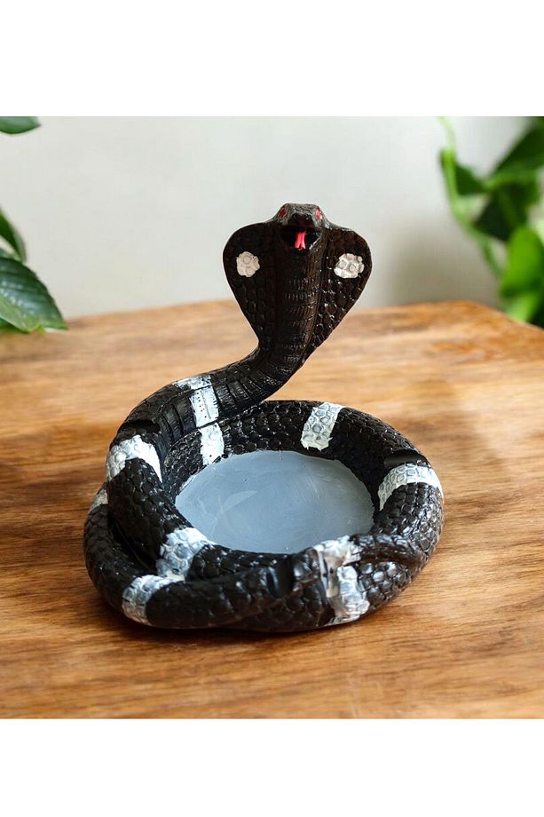 Kobra Yılan Model Dekoratif Küllük - 2
