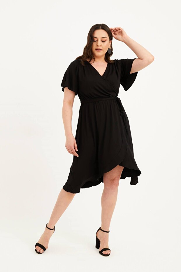 Anvelop Penye Elbise - 1