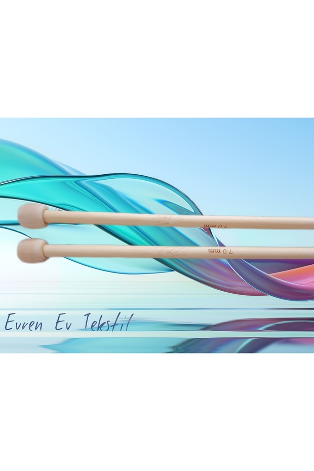 Evren Sultan Bambu Örgü Şişi 7 Numara - 6