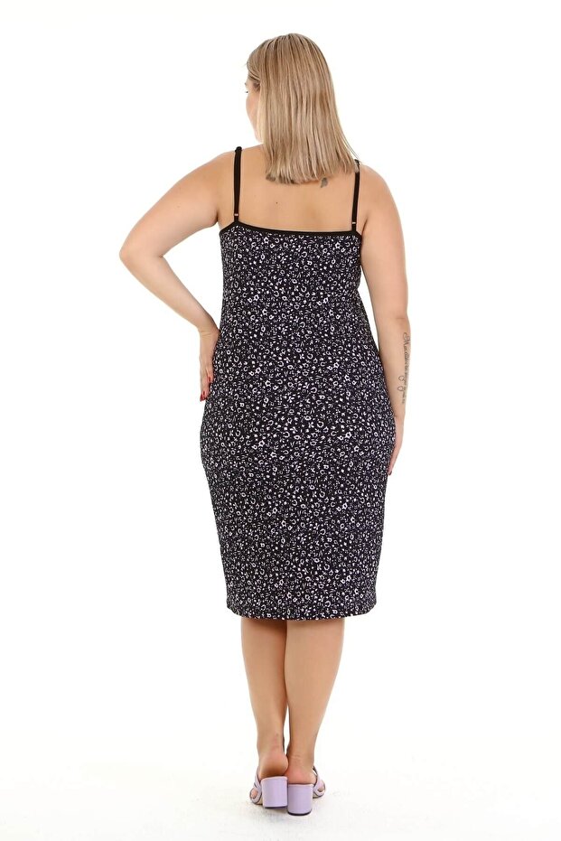 Askılı Örme Elbise - 6