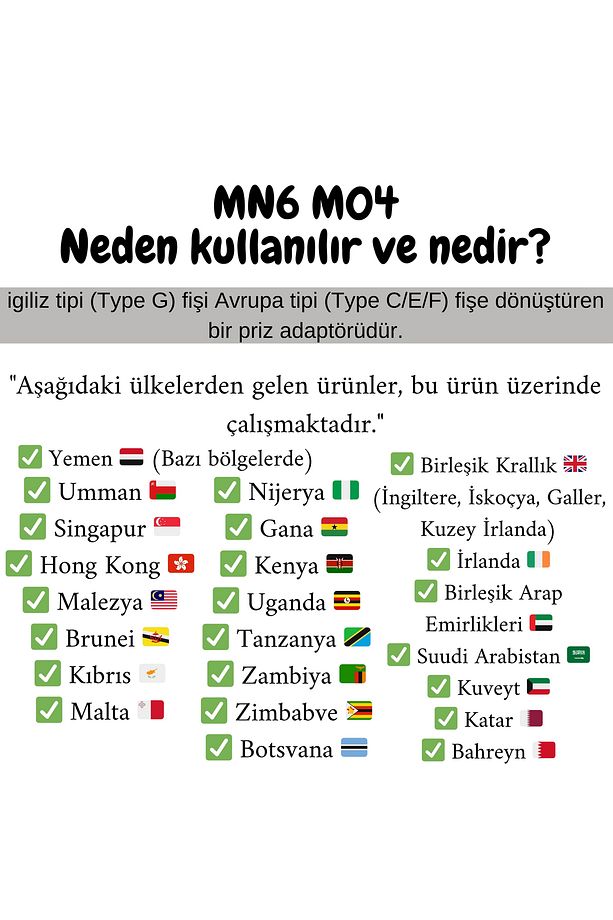 M04 Priz Dönüştürücü/5 Adet Fiş Çevirici Adaptör-şarj Aleti Fiş Dönüştürücü - 2