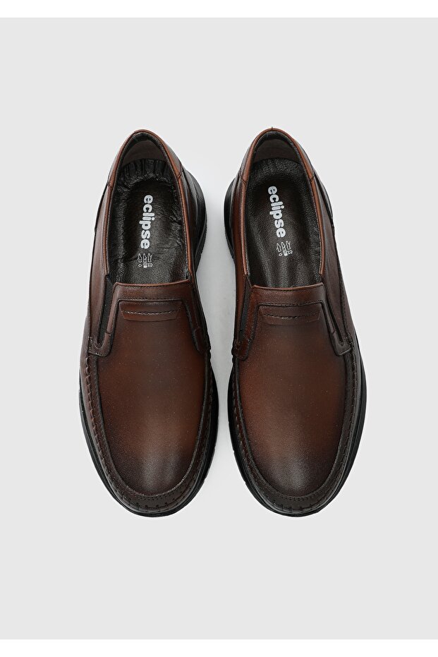 Taba Deri Erkek Ayakkabı - 5