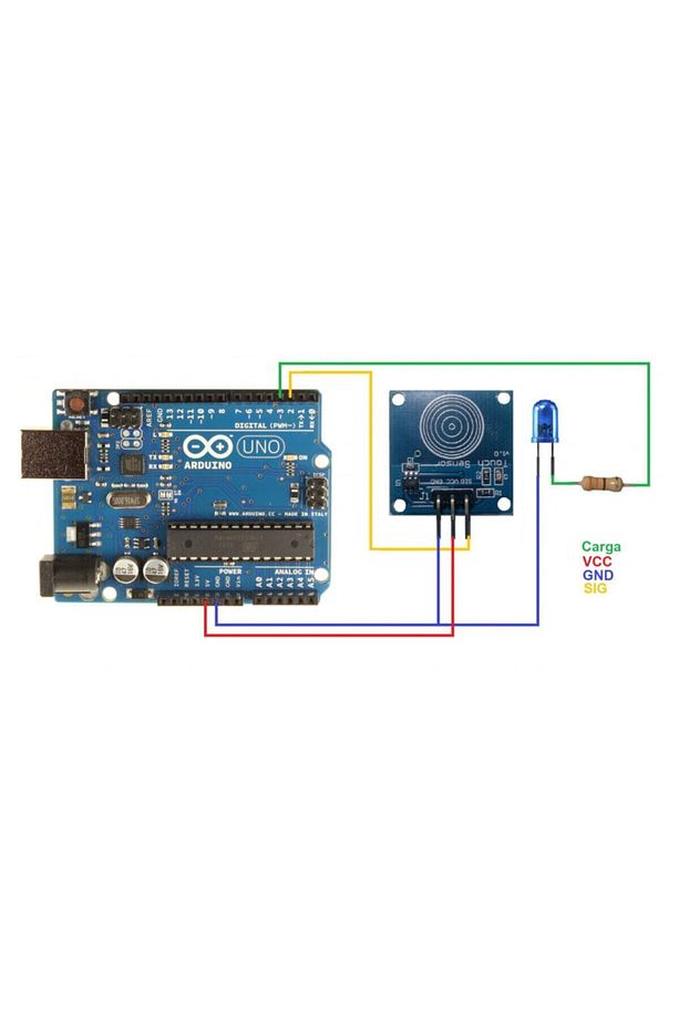 3 Adet Ttp223b Kapasitif Dokunmatik Sensör Modül Kartı– Touch Sensor Arduino - 5