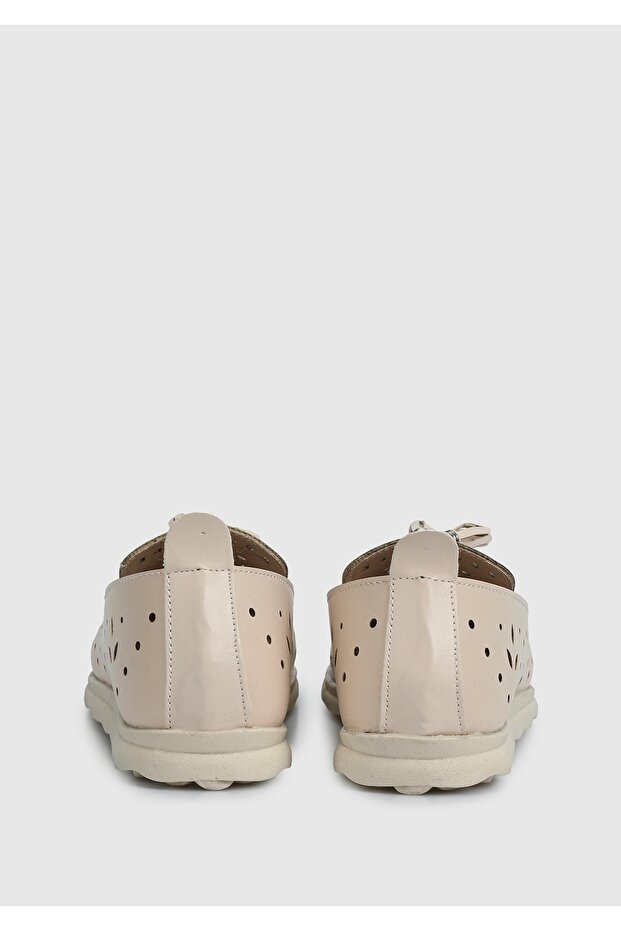 Дамски обувки - Екрю - 4