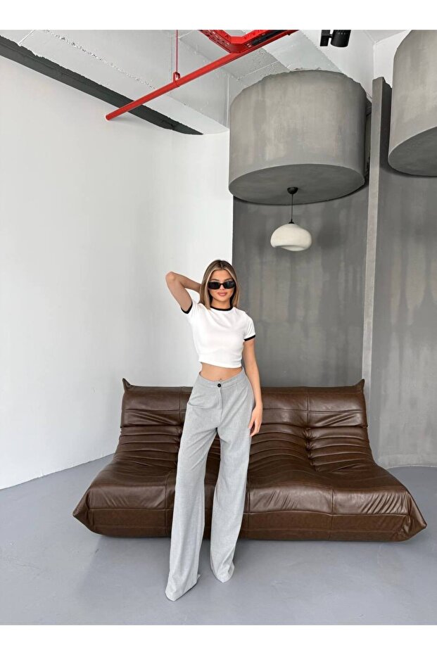 Ottoman Biyeli Kadın Crop Tshirt - 5